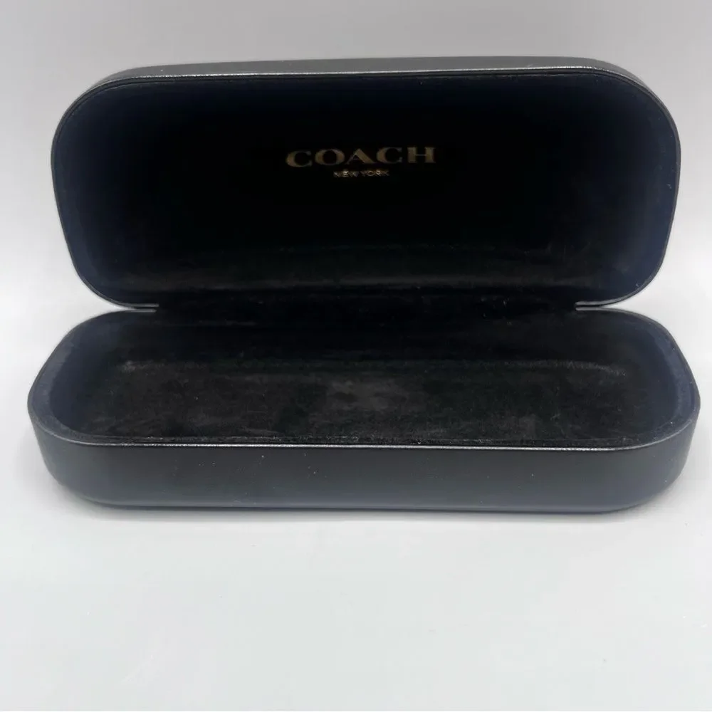 Coach Black Clamshell Eyeglass Case